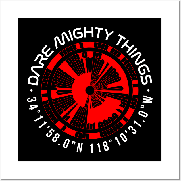 Dare Mighty Things Wall Art by stuffbyjlim